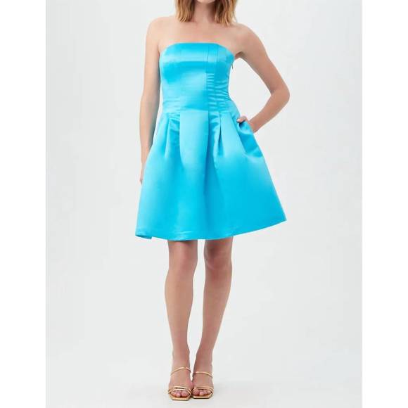 NEW TRINA TURK nautilus dress in gulfstream